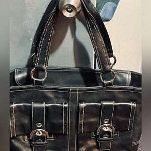 Coach vintage large soho legacy double buckle pocket bag